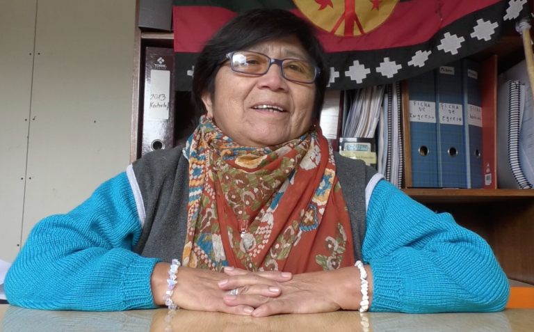 Lucinda Pichicona, dirigenta mapuche:  “Es necesario practicar el mapuche mogen”